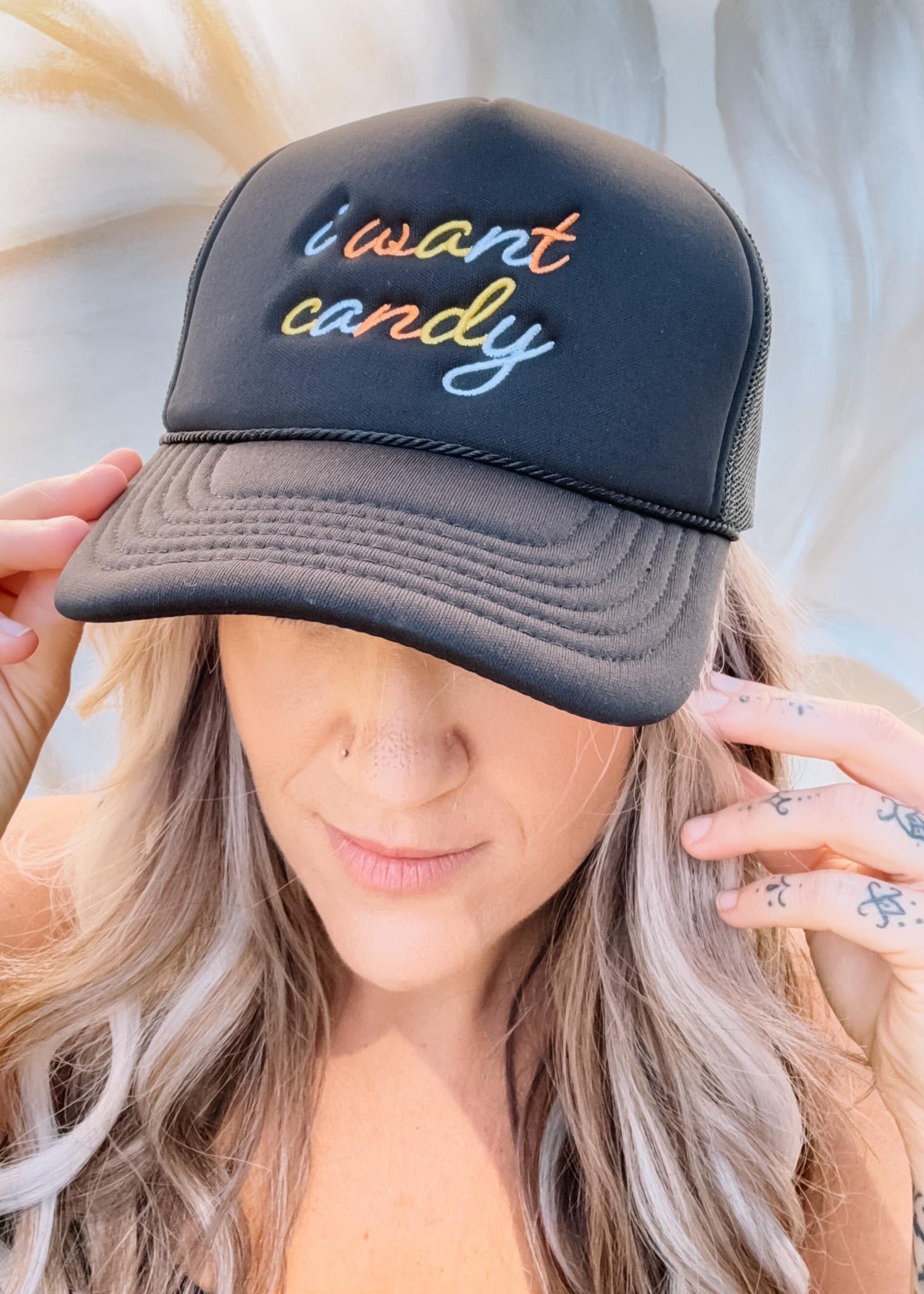 I Want Candy Trucker Hat