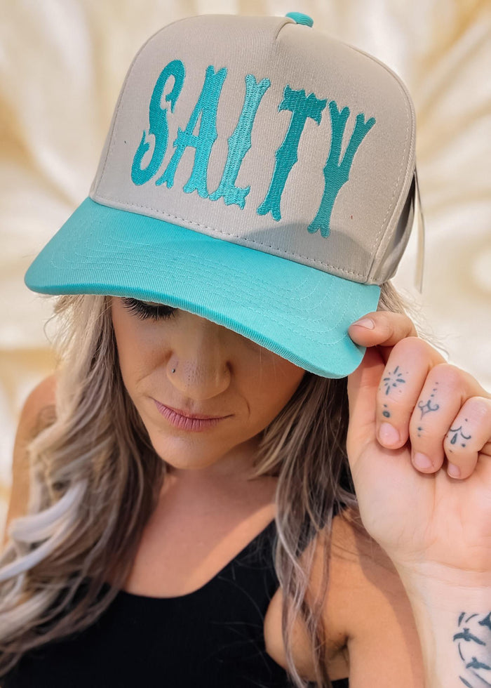 Salty Lettering Trucker Hat