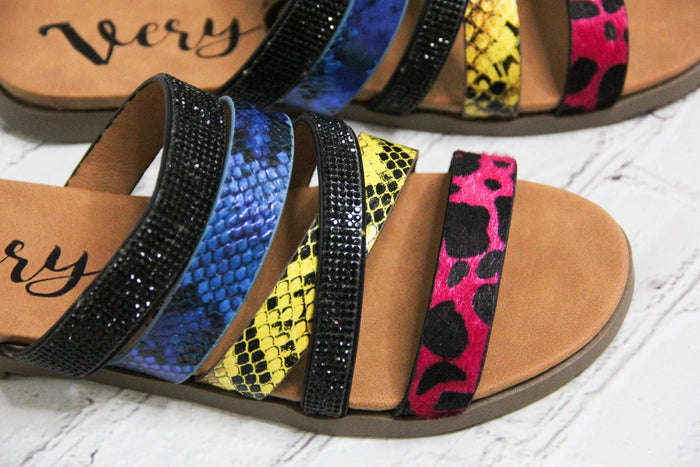 Gingerly Multi Color Sandal