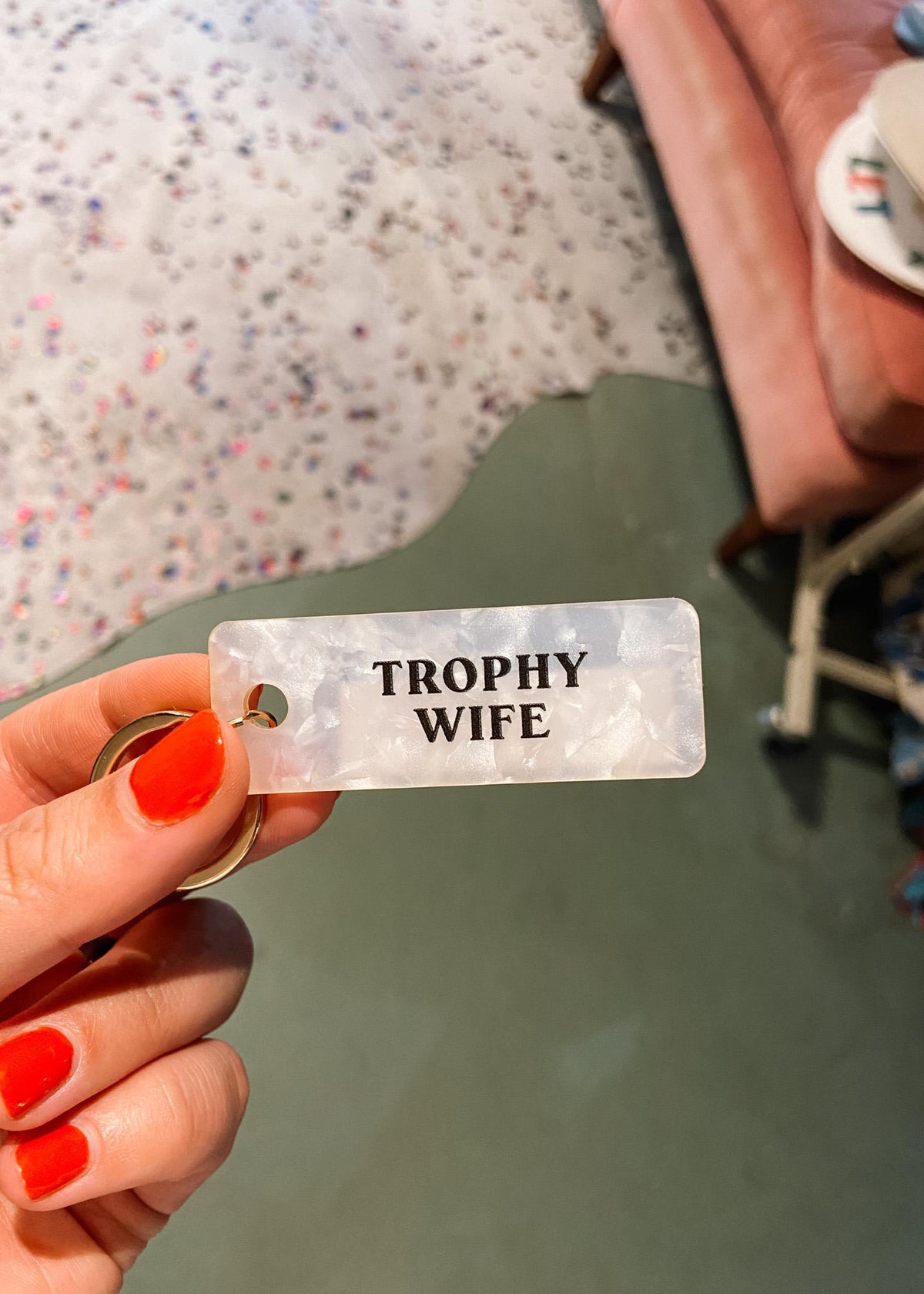 Trophy Wife Key Chain