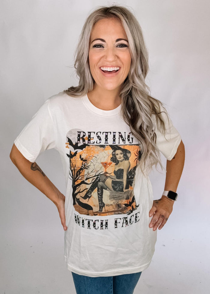 Resting Witch Face Graphic Tee