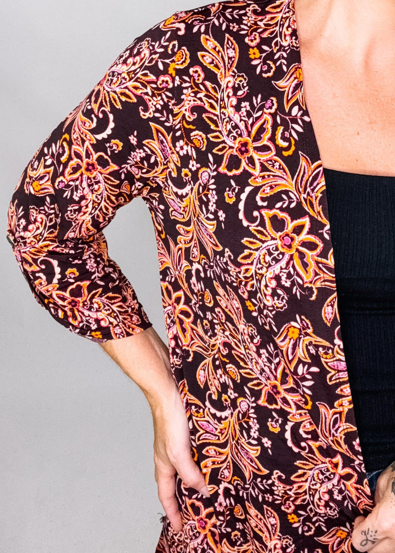 Wine Liz Cardigan