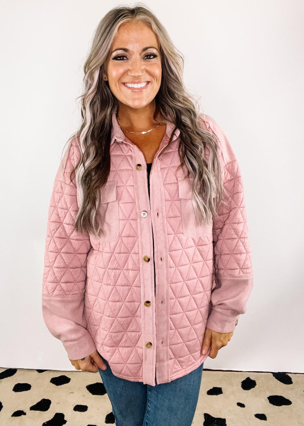 Oversized Quilted Cozy Shacket