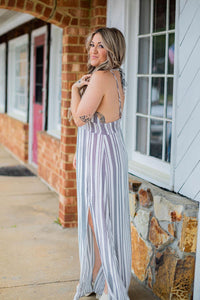 Vacay Maxi Striped Sundress