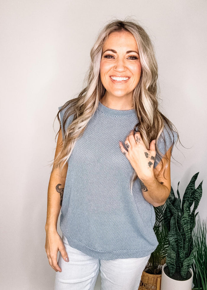 Two Tone Round Neck Dolman