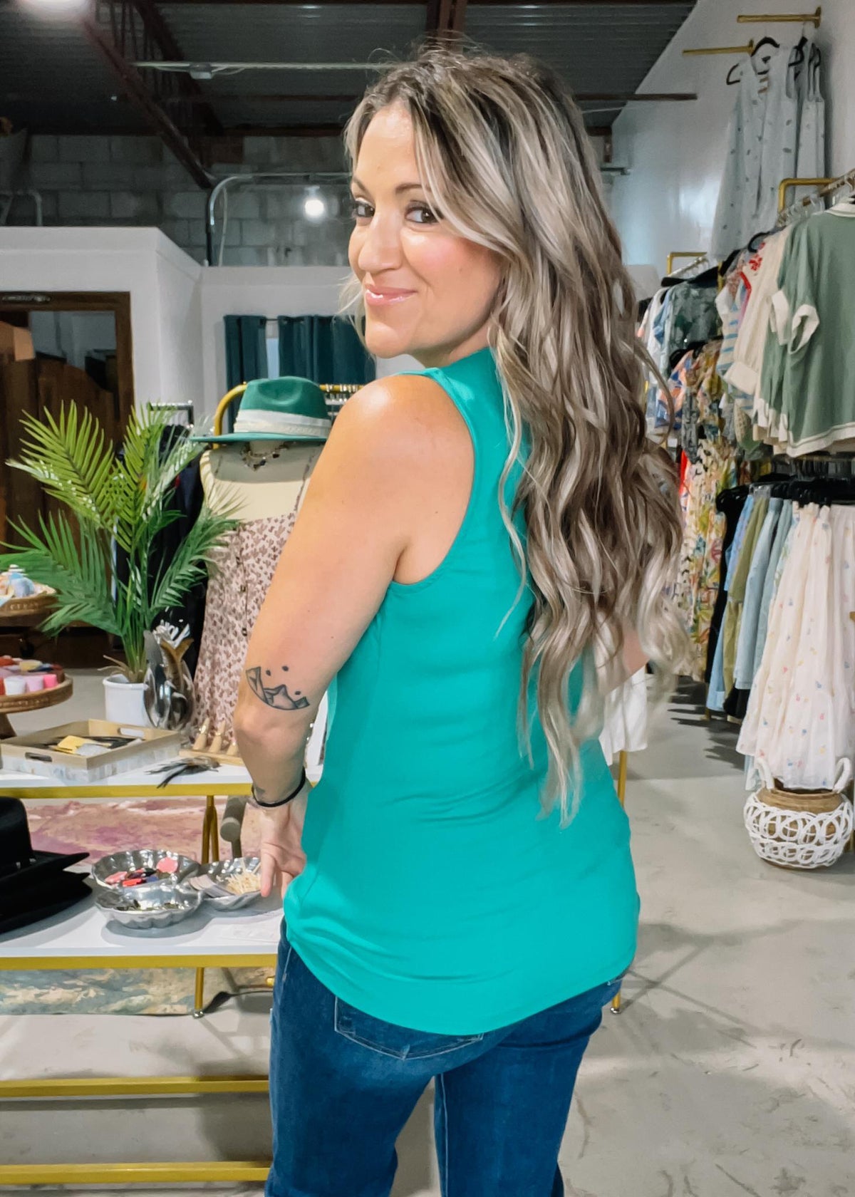 Strappy Shoulder Tank