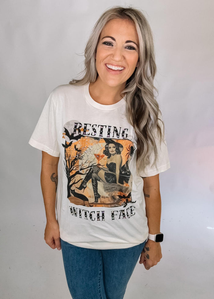 Resting Witch Face Graphic Tee