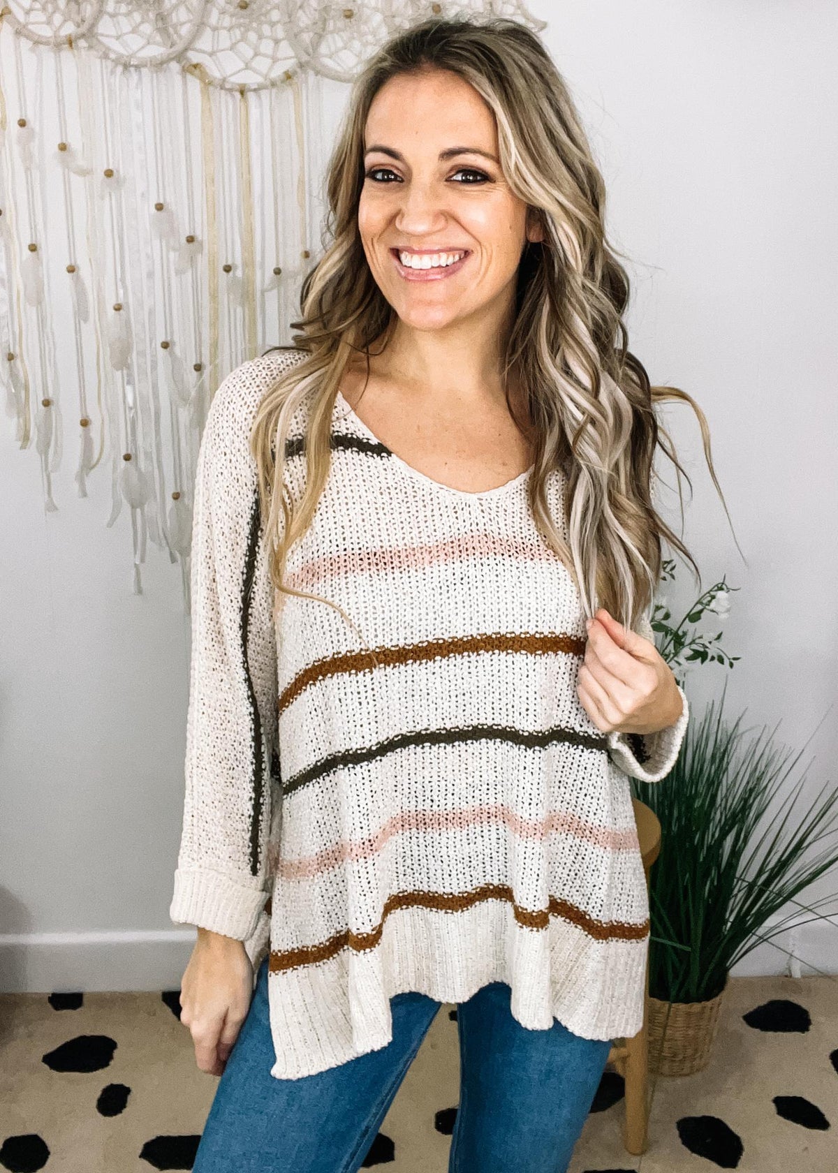 Coco Stripe Sweater