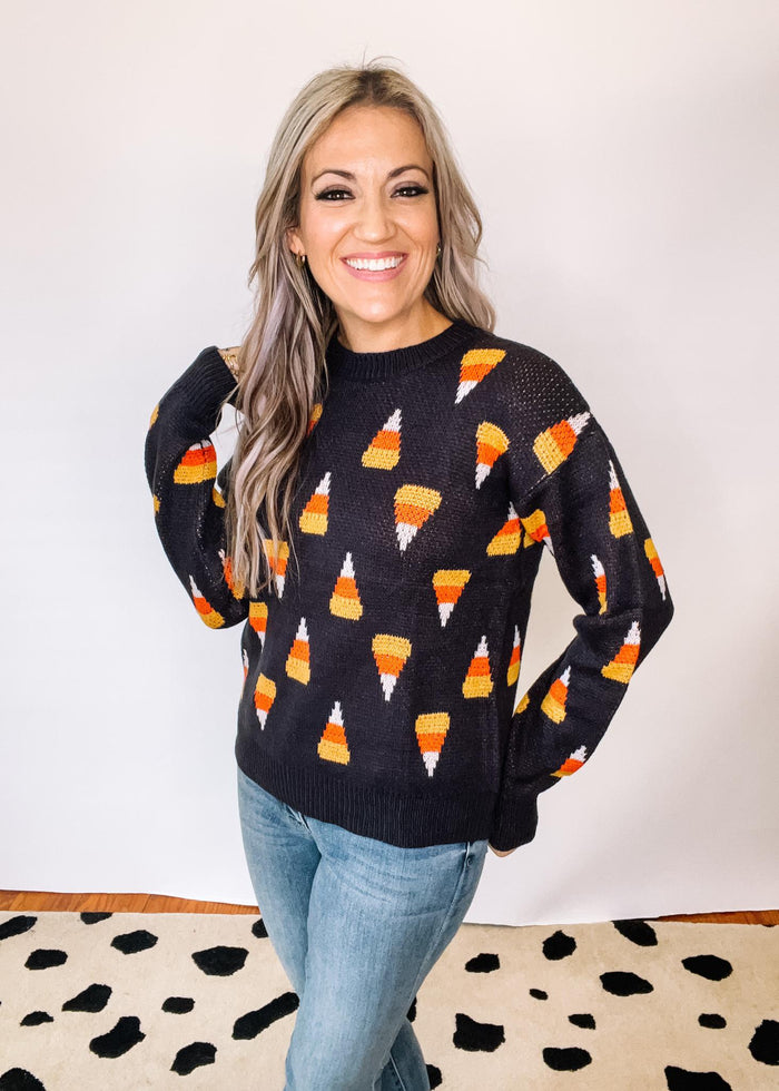 Candy Corn Printed Crew