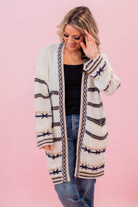 Kitten Ivory Stripe Cardigan