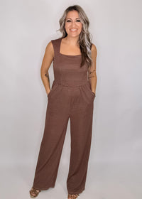 Holiday Houndstooth Jumpsuit