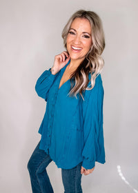 BLACK FRIDAY-Teal Top