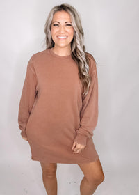 Sweatshirt Mini Dress