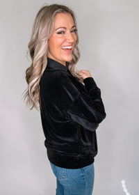 BLACK FRIDAY- Black Collar Top