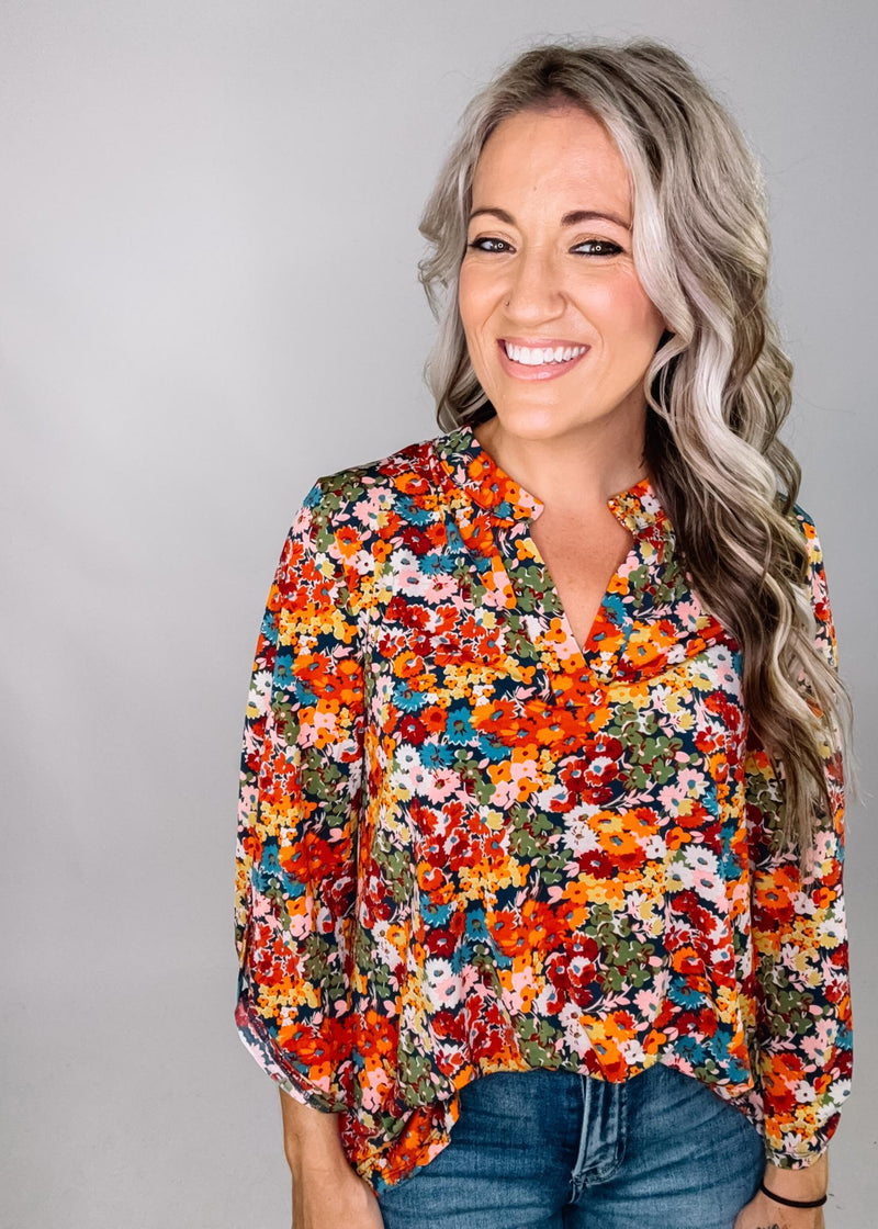 Navy Multi- Lizzy
