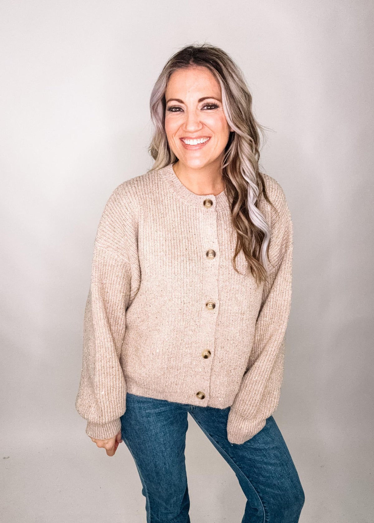 Sequin Sparkle Cardigan