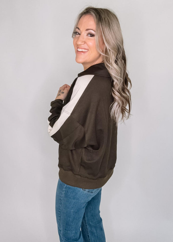 BLACK FRIDAY- Espresso Pullover