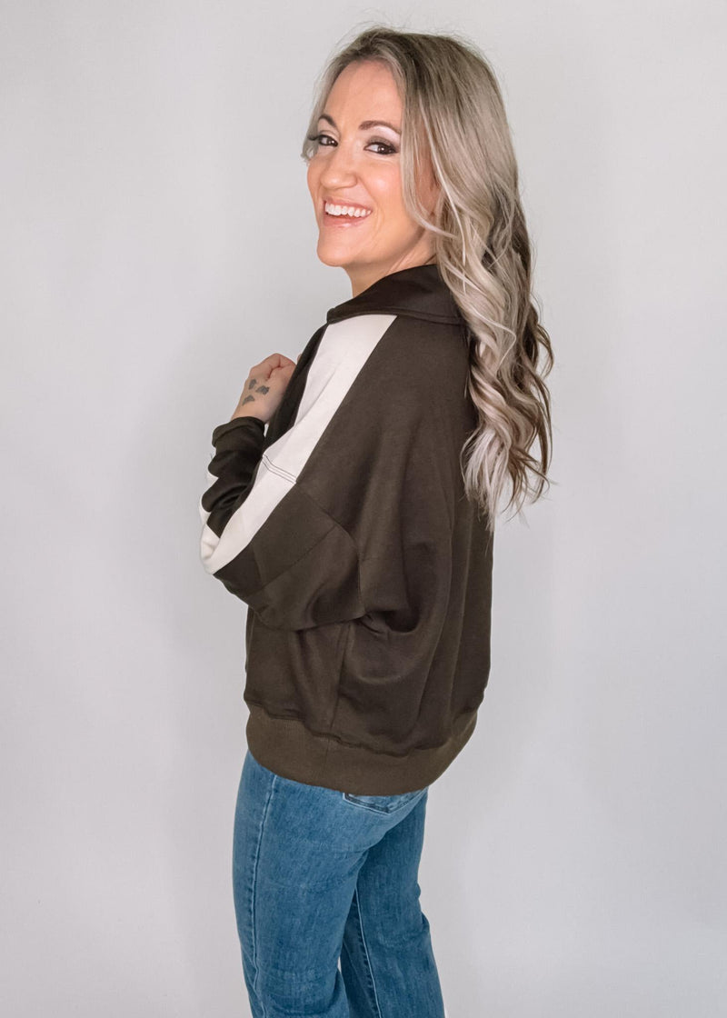 BLACK FRIDAY- Espresso Pullover