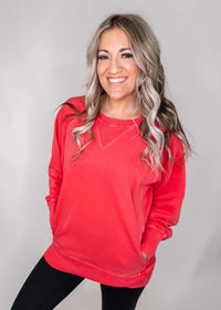 French Terry Pullover with Pockets