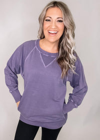 French Terry Pullover with Pockets