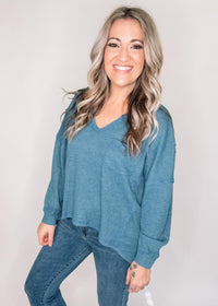 Two Tone Blue Waffle