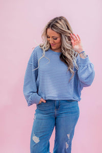 Casual Textured Midi Tops