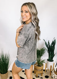 Relaxed Fit Vintage Wash Tee