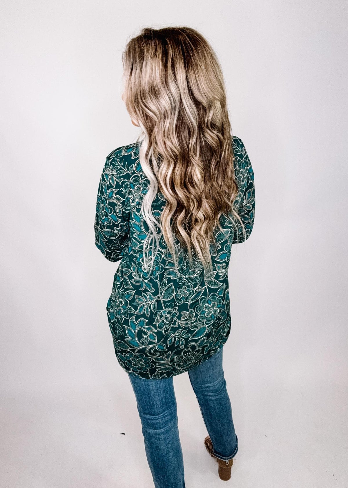 Hunter Green Lizzy Top