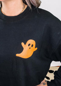 Ghost Detail Puffy Premium Sweatshirt