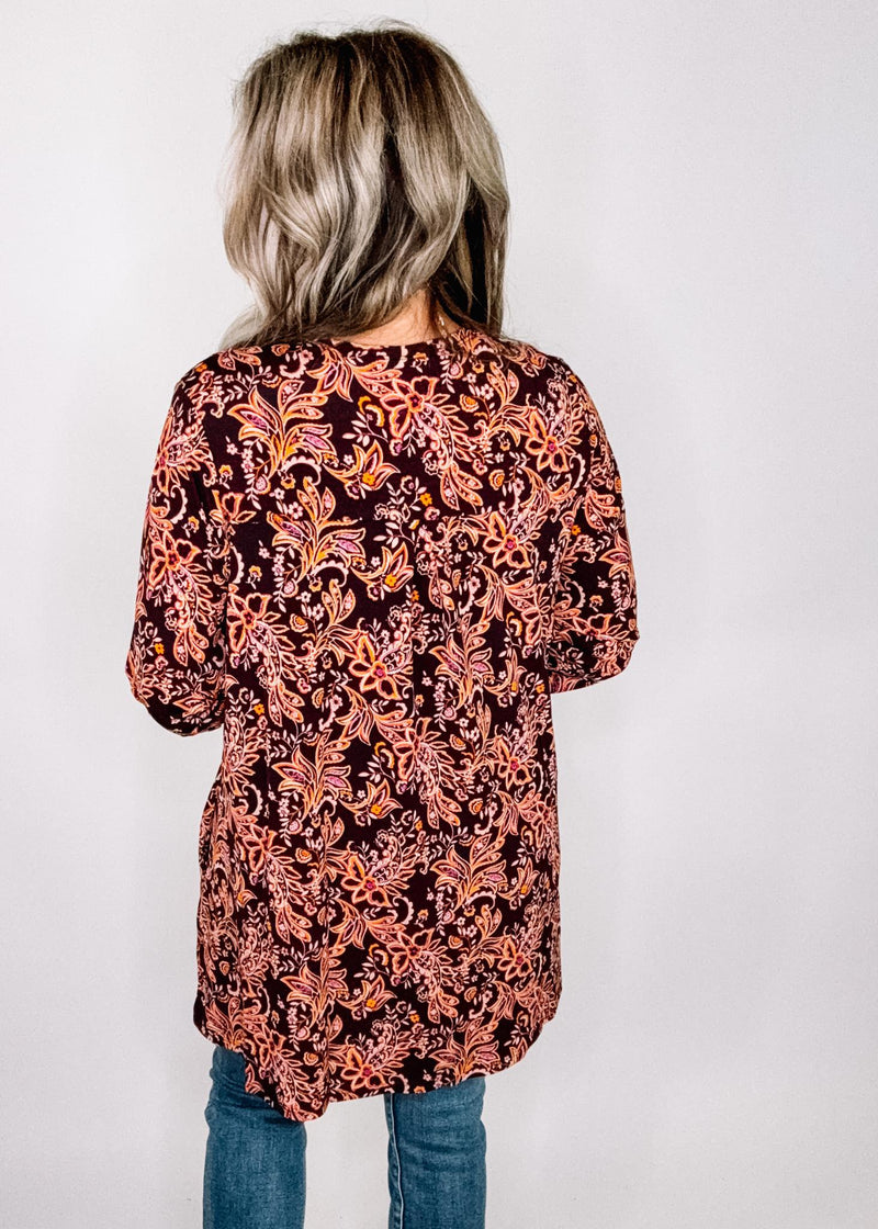 Wine Liz Cardigan