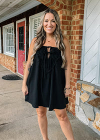 Pin Tuck and Baby Frill Dress