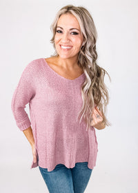 Traditional Crew Neck Knit Sweater