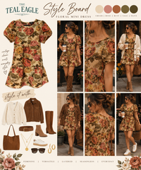 Floral Upholstered Jacquard Dress