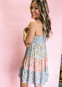 Spring Floral Mini Dress