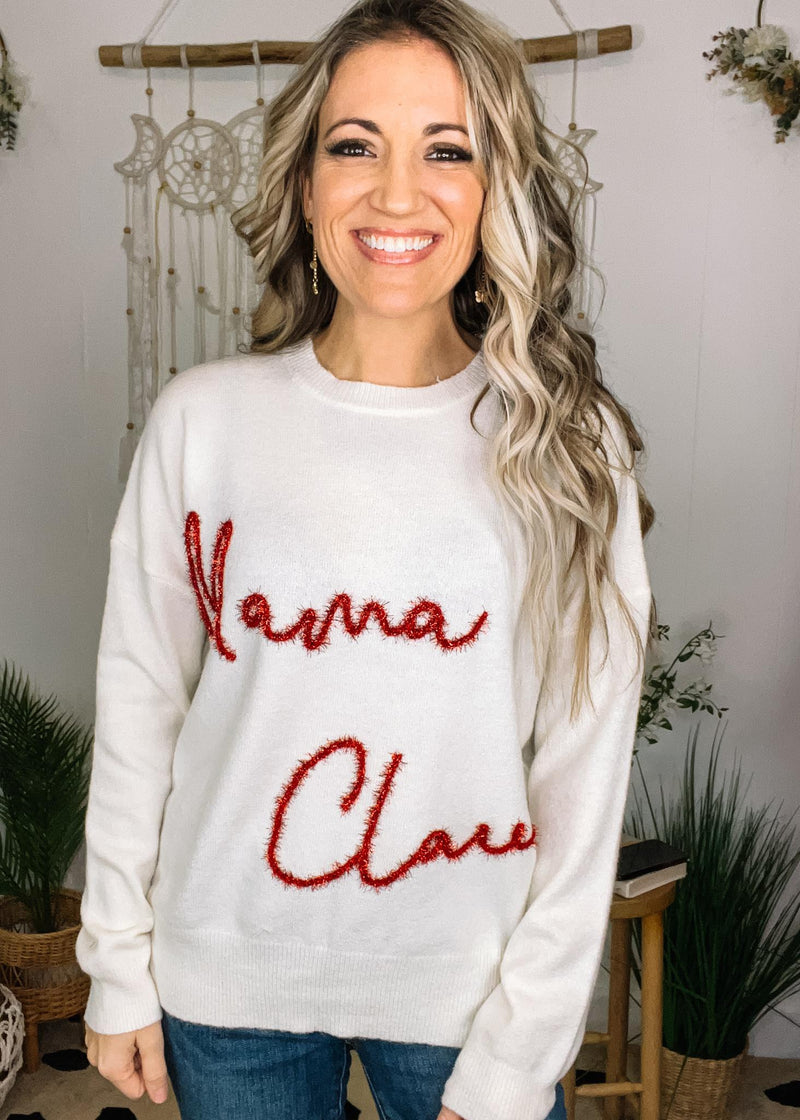 Mama Claus Pullover Sweater