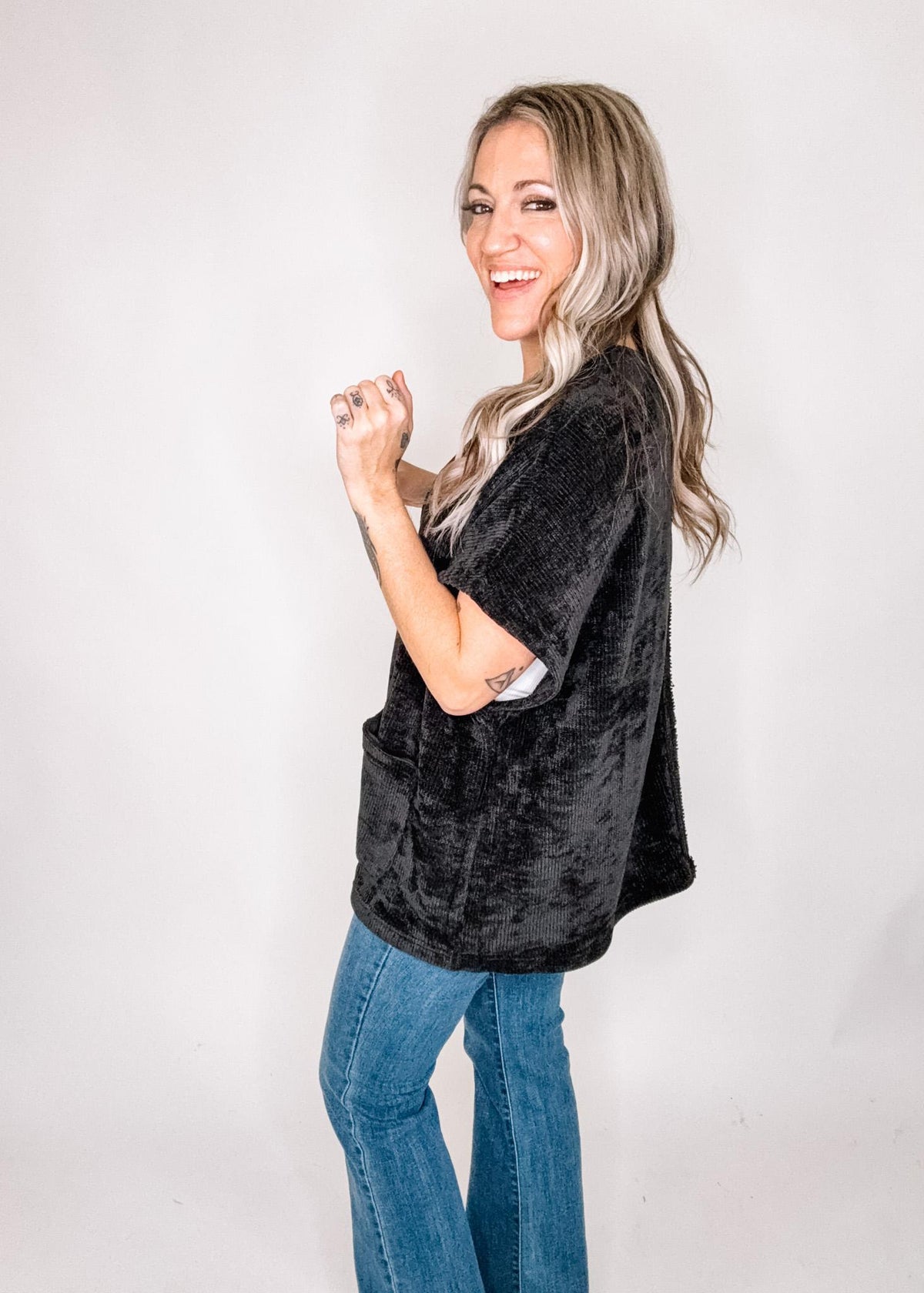 BLACK FRIDAY- Chenille Cardigan