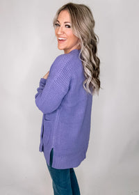 Waffle Knit Cardigan