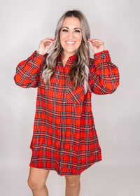 Plaid Flannel Button Down