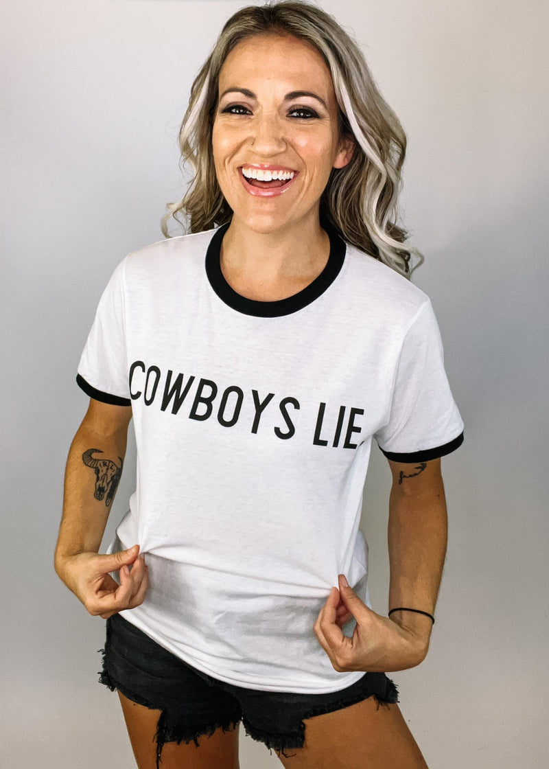 Cowboys Lie Graphic Tee