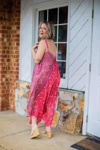 Pink Multi Pattern Romper
