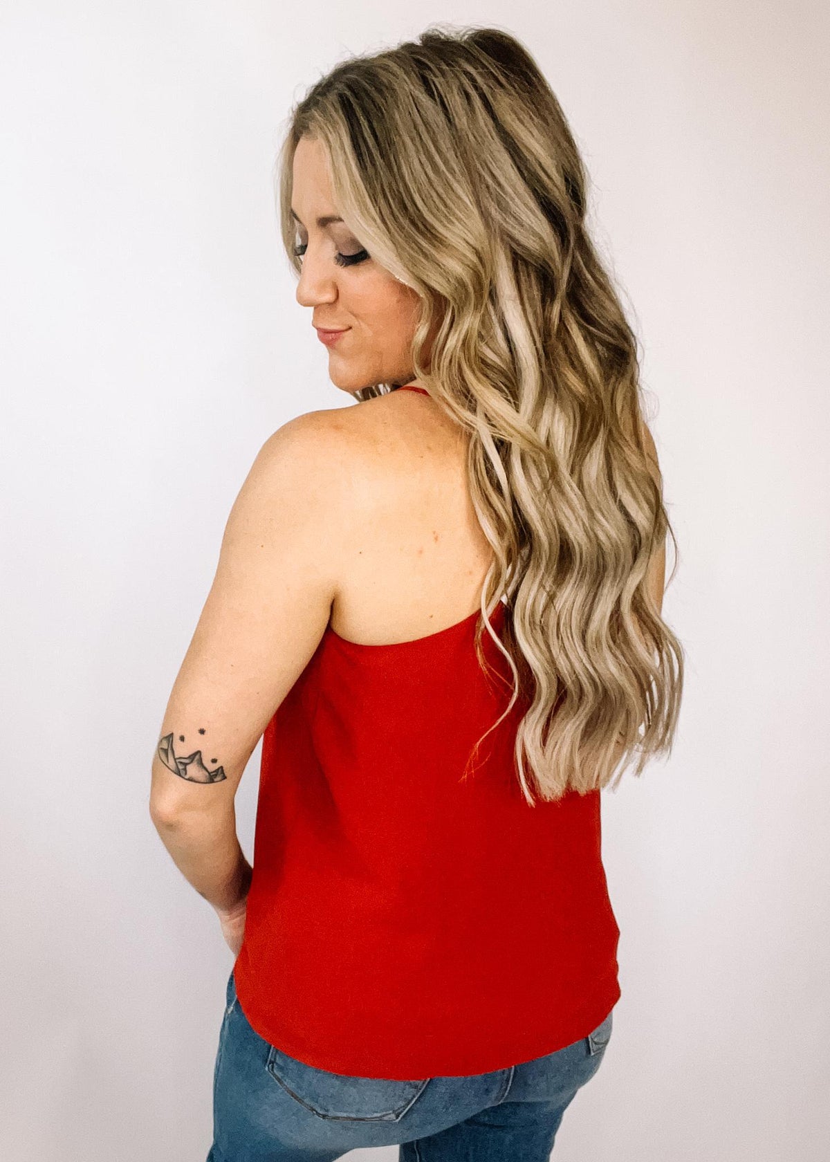 Double Layer Scoop Neck Camisole