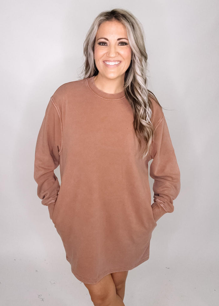 Sweatshirt Mini Dress