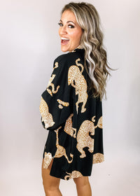 Cheetah Animal Print Kimono