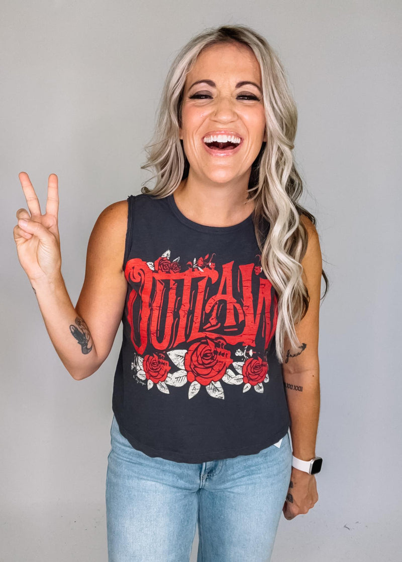 Outlaw Muscle Crop Top