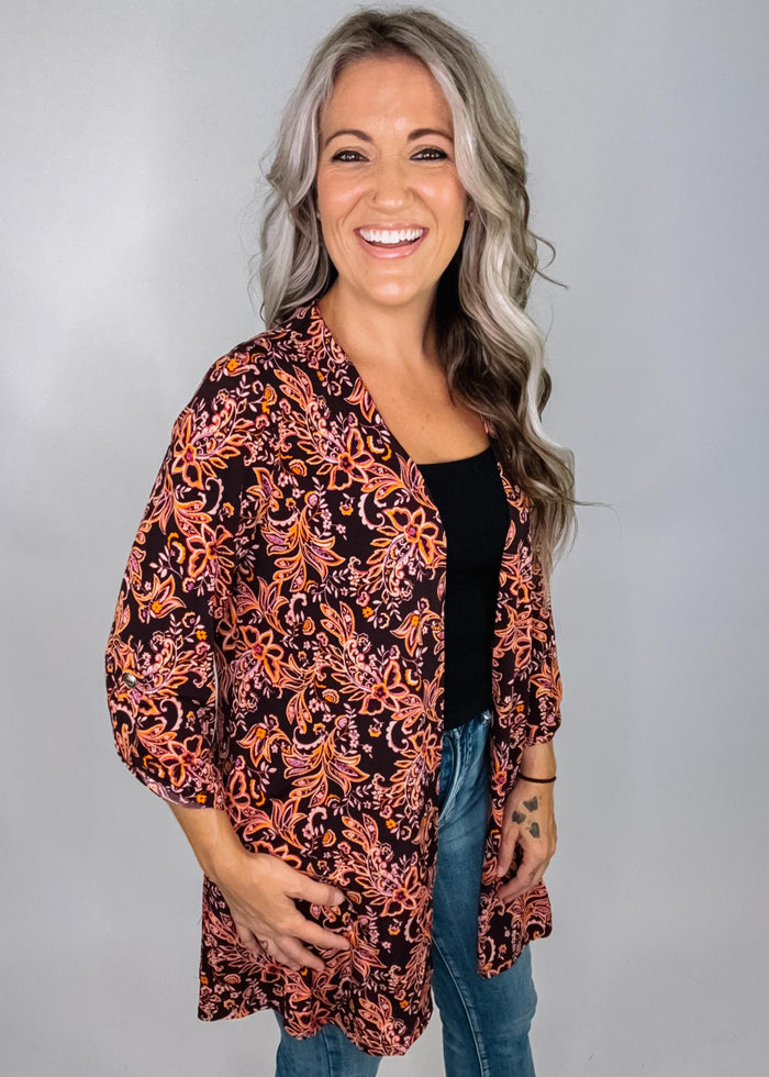 Wine Liz Cardigan