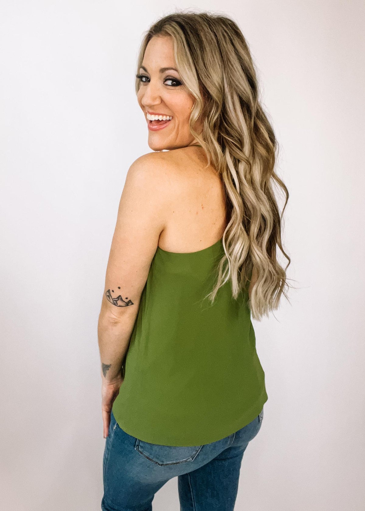 Double Layer Scoop Neck Camisole