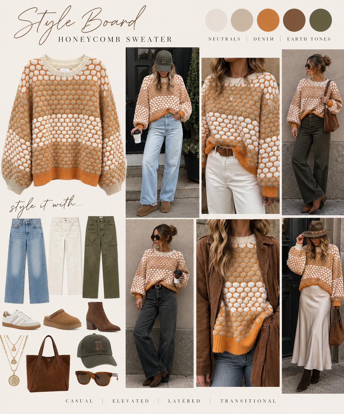 Honeycomb Sweater