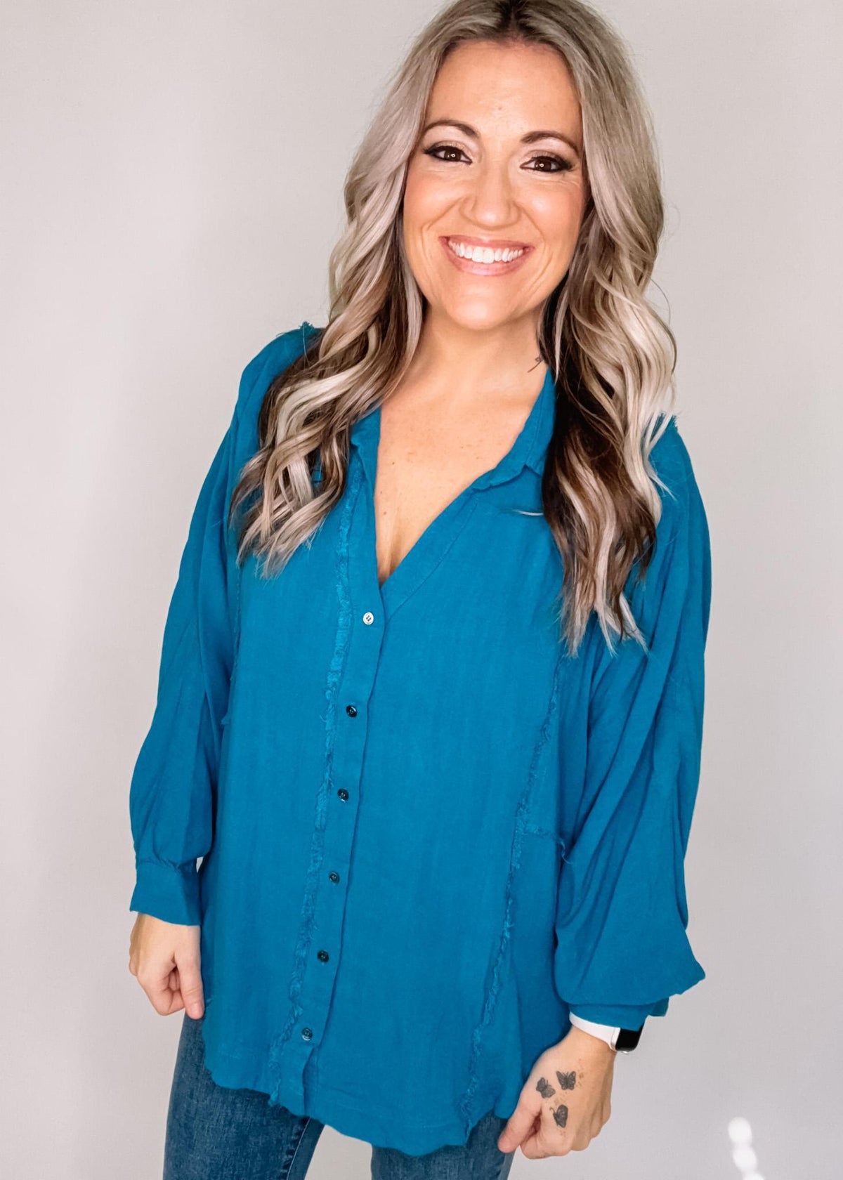 BLACK FRIDAY-Teal Top