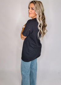 Here Comes Trouble Distressed Tee