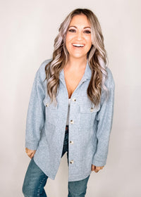 LSLV Button Down Shacket